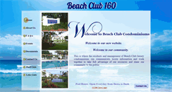 Desktop Screenshot of beachclub160.com